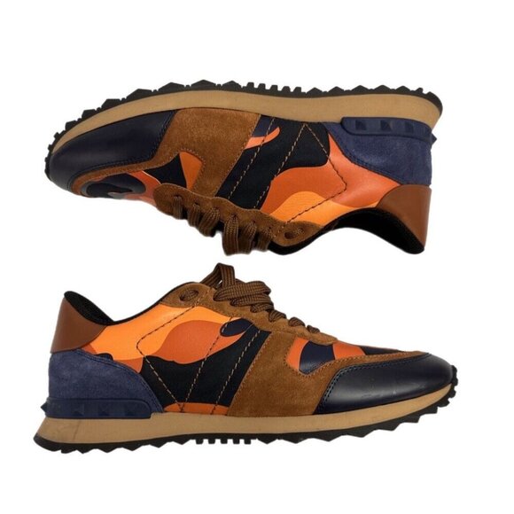 Valentino Garavani Camouflage Rock Runner Trainer Sneakers Shoes SIZE 8 main image 12
